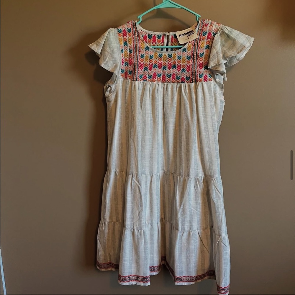 Colorful Embroidered dress